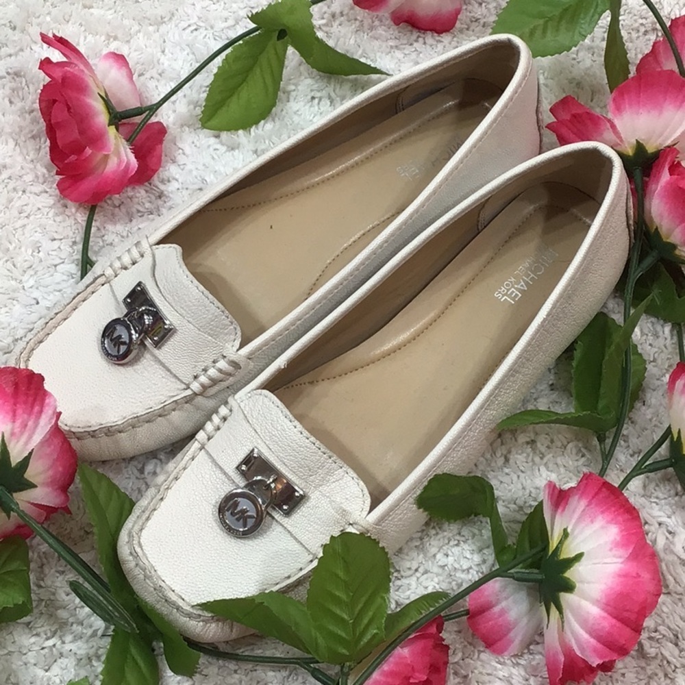 MMK white leather Hamilton loafers 8.5M